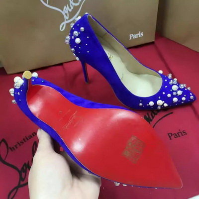 Christian Louboutin Shallow mouth stiletto heel Shoes Women--021